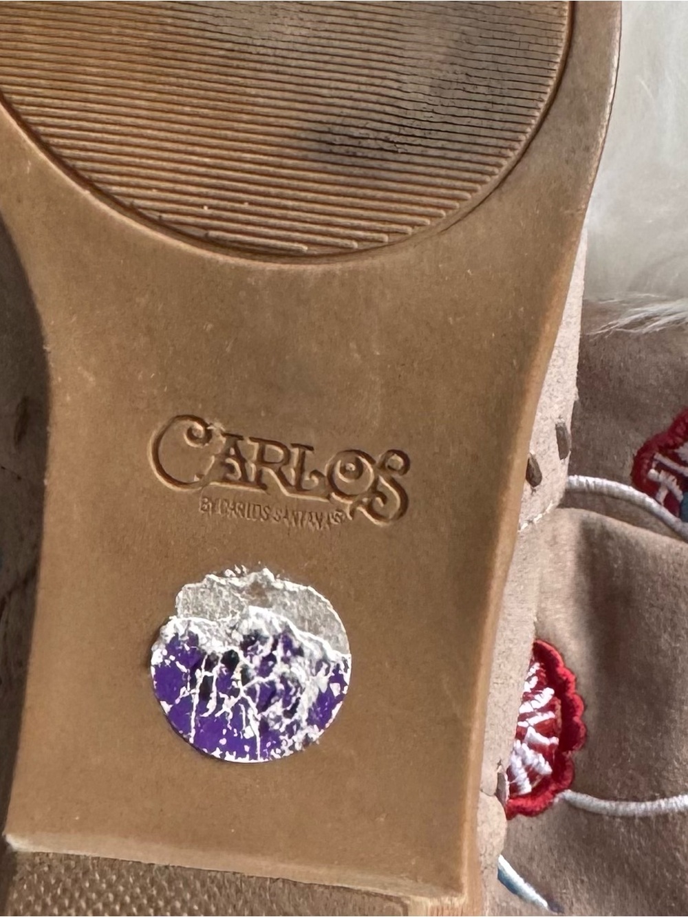 Carlos Santana Embroidered Knee-High Women's Boots - Picture 7 of 8